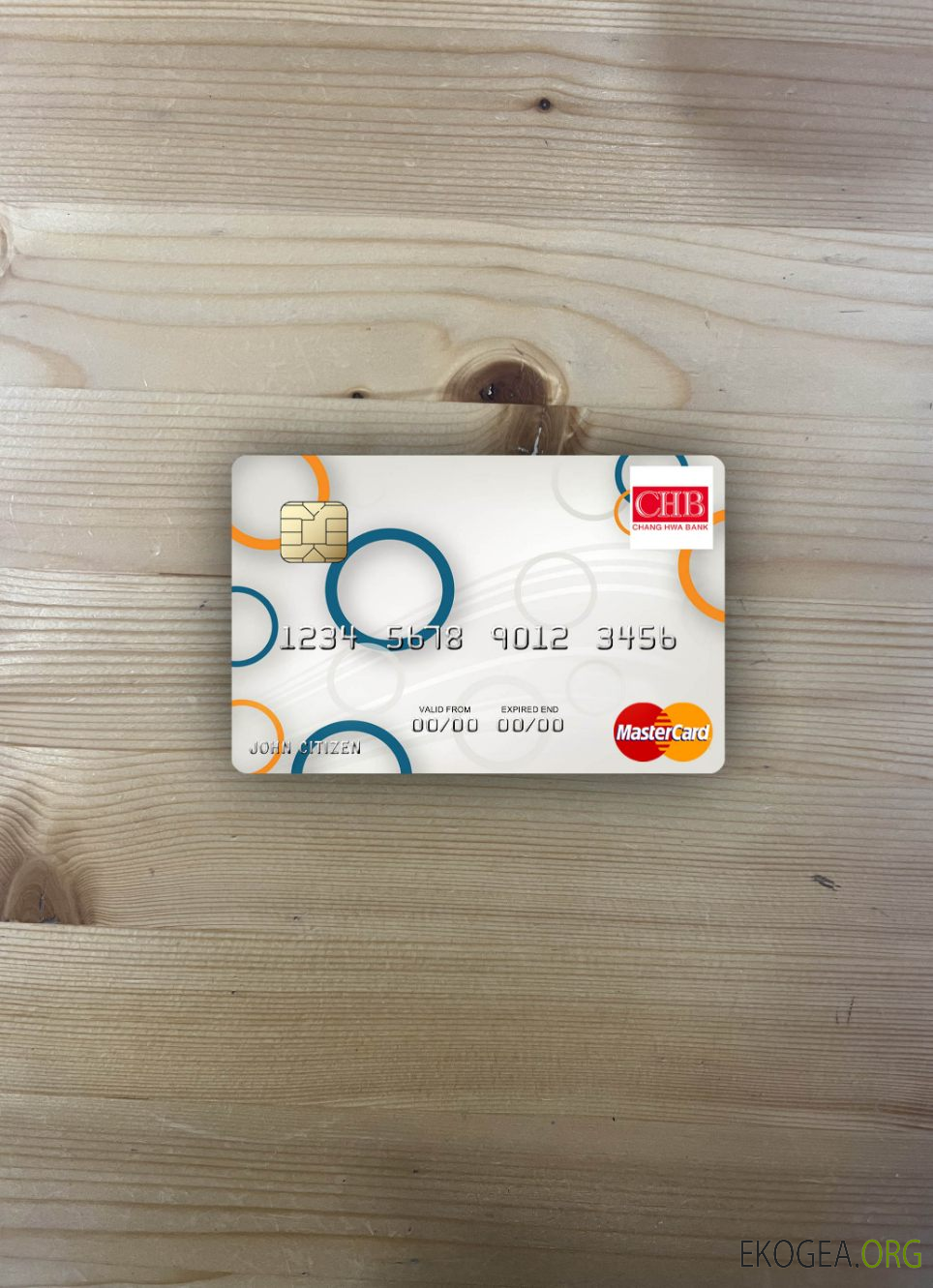 Taiwan Chang Hwa Bank mastercard photolook recto